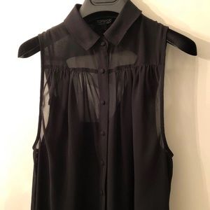 TopShop Asymmetrical-Front Dress Size 4